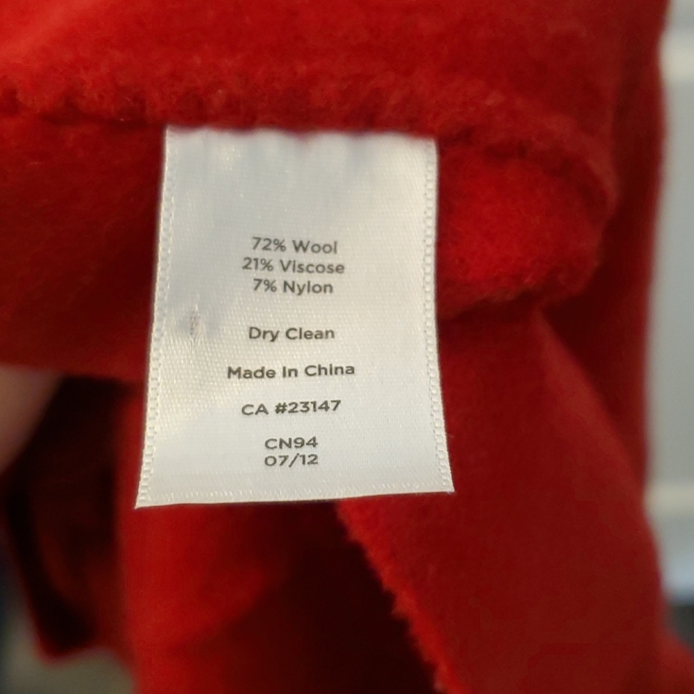 Talbots Red Fall Jacket - Picture 7 of 7